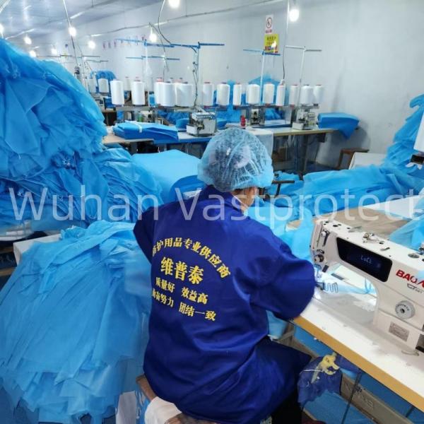 Customized Yellow Disposable Coverall Chemical Resistance Protective Suit
