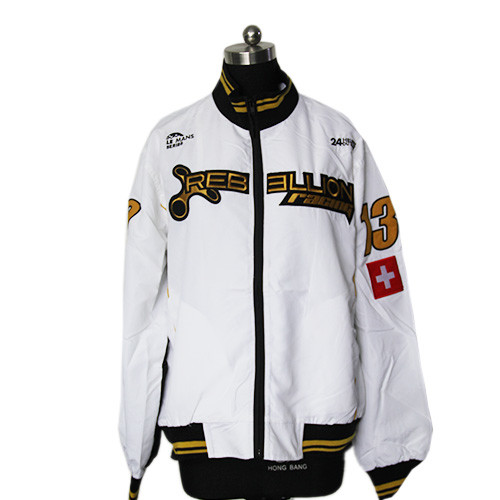 Buy 100% Polyester Tasslon Warm Windbreaker Jacket With Digital Printing Logo at wholesale prices