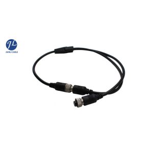 4 PIN 12MM Male To Male Vehicle Camera Aviation Cable IP67