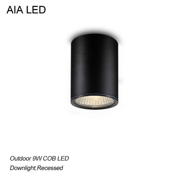 GU10 holder black surface mounted COB LED downlight&LED outdoor ceiling light for hotel
