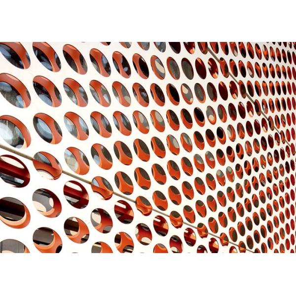 Buy Perforated Aluminum Sheet , Aluminum Perforated Metal Panel Lightweight Is Suitable For Architectural Decoration at wholesale prices