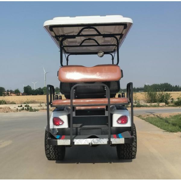6 Seater Golf Cart Logo Printing Customized Adult Rechargeable Tourist Sightseeing Car