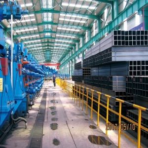 Fully Automatic ERW219 Carbon Steel Pipe Making Machine 150KW