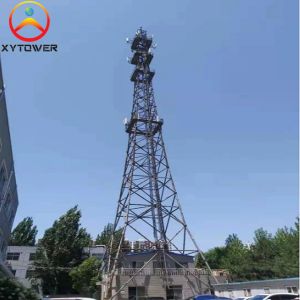 4 Legged Self Supporting Lattice Steel FM Radio Communication Tower with