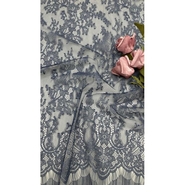 3D Embroidered Lace with Mesh Breathe High-End Couture Fabric for Formal and Gala Dresses