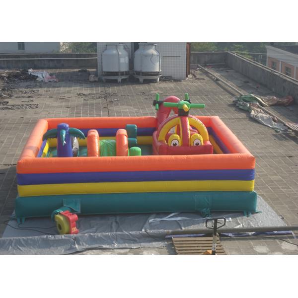 0.55 Mm PVC Tarpaulin Inflatable Playground Kids Amusement Parks