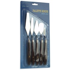 6 Knives Oil Painting Palette Knife Art Painting Accessories For Students