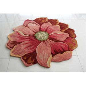 Quality Handmade Lucky Flower Acrylic Home Rug for sale