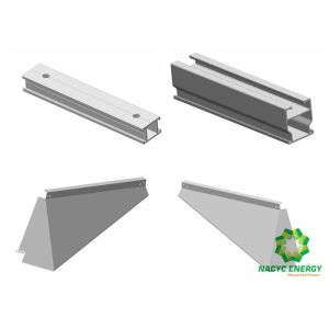 Framed PV Module Ballasted Solar Mounting Systems No Roof Penetration
