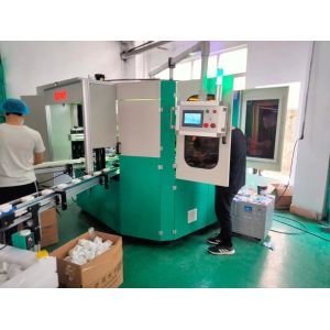 2-6 Colors Glass Bottle Servo Driven Rotary Screen Printing Machine, Printing
