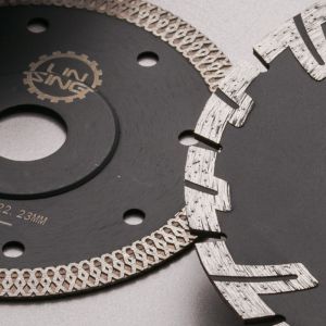 6 1/2in Blade Length Diamond Mesh Turbo Cutting Blade Disc for Heavy Duty and