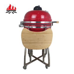 Quality KIMSTONE Kamado Smoker 21inch Red and Black for sale