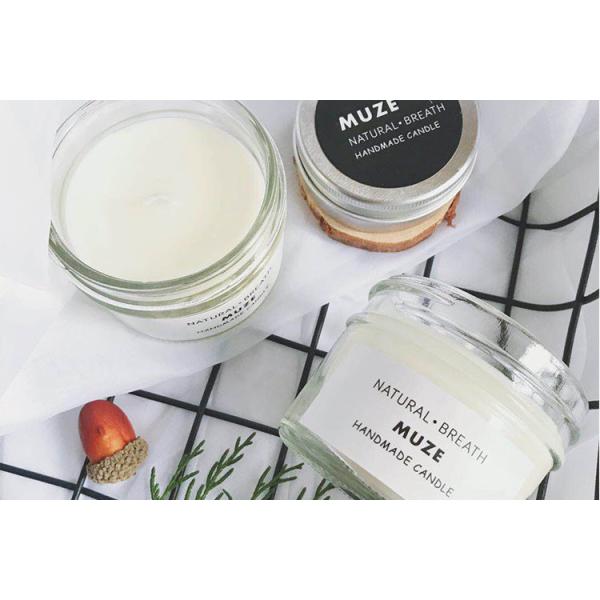 Round Glass Cylinder Candle Holder / Small Glass Candle Holders