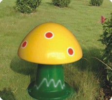 Yellow+Green Mushroom Lawn Horn ,Garden speaker(Y-901C)