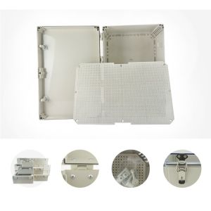 600x400x195mm ABS Plastic Waterproof IP65 Universal Electrical Project Enclosure