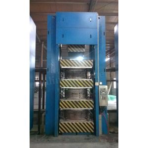 YLL-5/6000 Solid Rubber Plate Tire Vulcanizing Press For Heavy Duty Tires