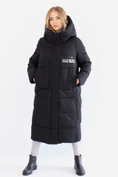 FODARLLOY F21163 Ladies Warm Hooded Cotton-padded Clothes Women Slim Long Winter