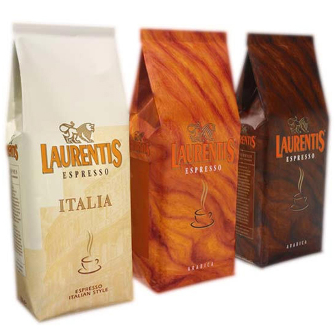 Resealable Snack Stand up Zipper Pouch aluminum foil coffee bag for coffe packaging