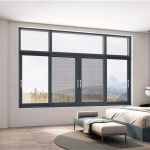 Strong R D Ability Custom Design Soundproof Aluminum Sliding Windows with Mosquito Net