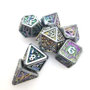 Board game GST Multipurpose metal dice polyhedral Durable DND