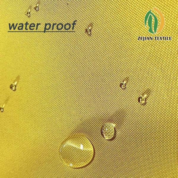 300D waterproof pu coating fabric Ocean Recycled oxford polyester fabric for handbag