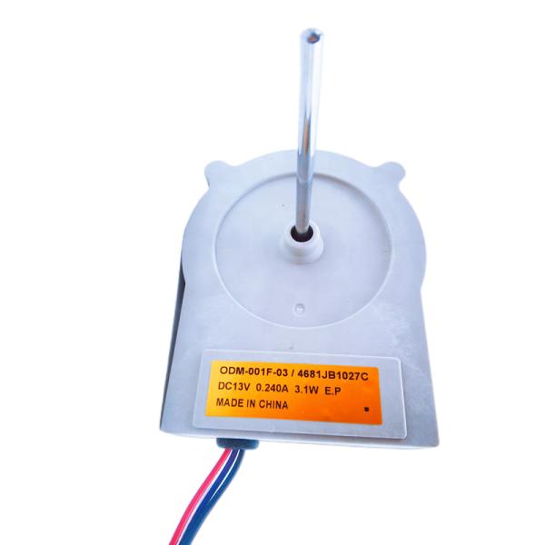 Surmounts White DC13V 3.1W 0.24A ODM-001F-03 3PIN Refrigerator Part 4681JB1027C Fan Motor