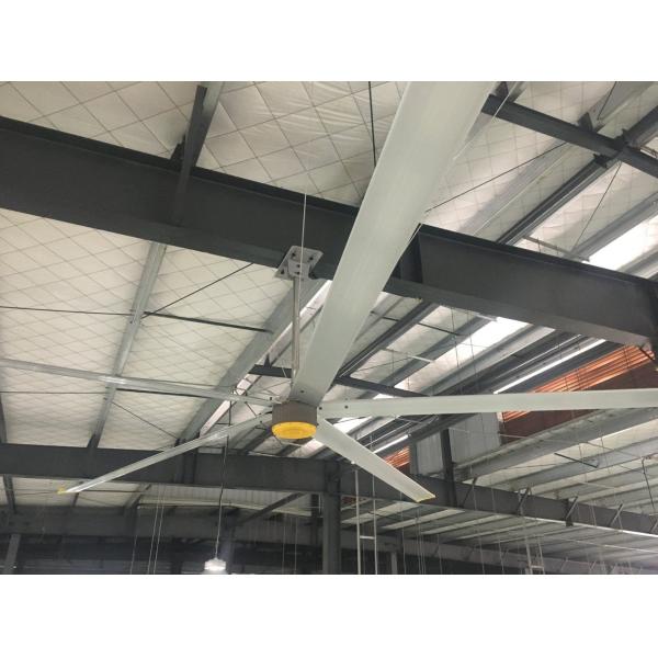 Super Industrial HVLS Ceiling Fan With PMSM Motor 7.3 Meter Diameter And SGS