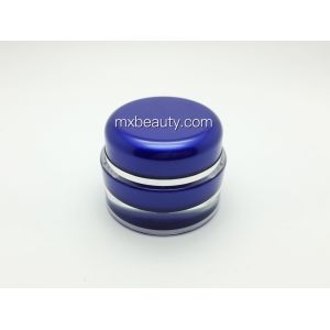 high quality classic pmma cream jar 50g 30g 15g UV coating with hot stamping