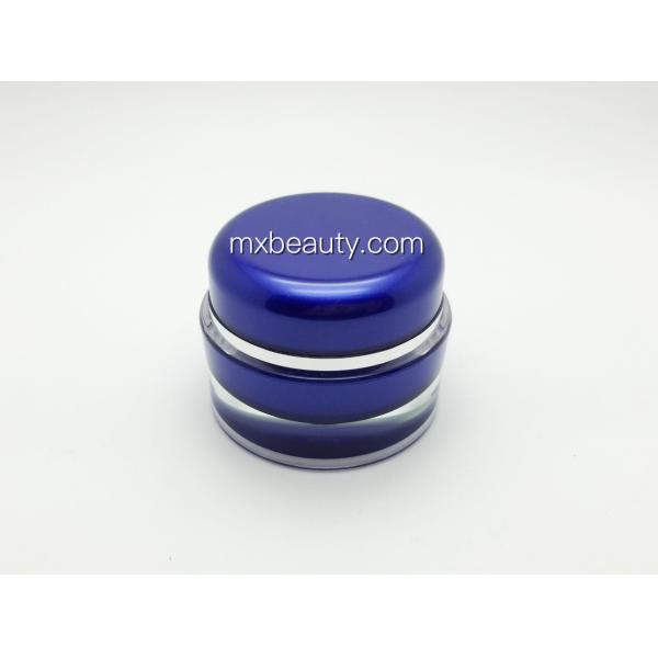 high quality classic pmma cream jar 50g 30g 15g UV coating with hot stamping