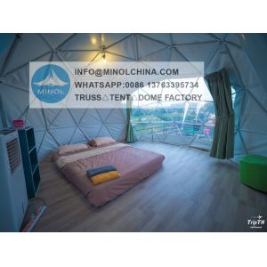 5m Diameter Geo House Canvas Rest Tent Dome Glamping