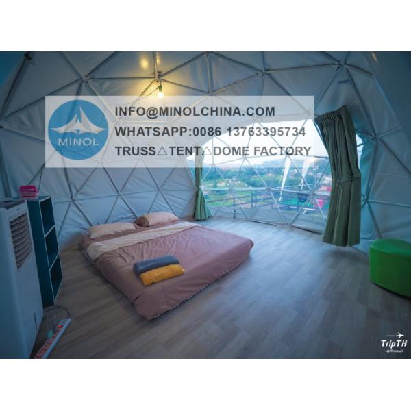 Buy 5m Diameter Geo House Canvas Rest Tent Dome Glamping at wholesale prices