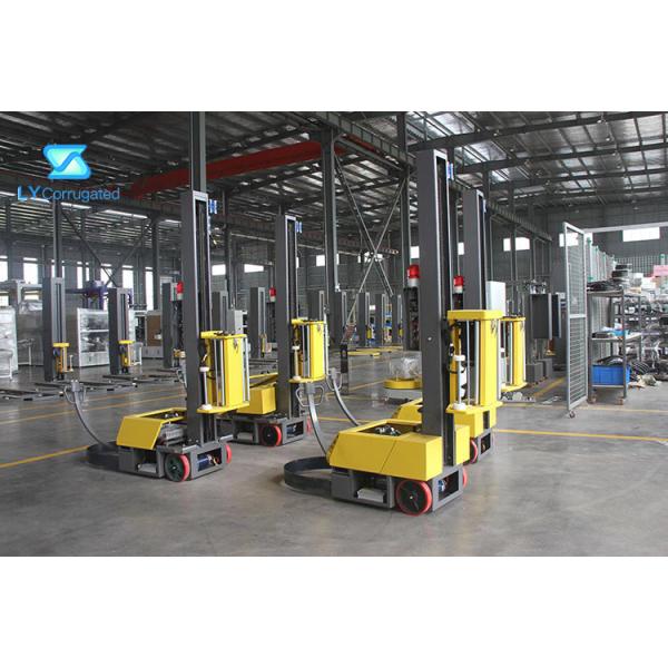 100KG Walking Wrapping Carton Packing Machine Shrink Stretch Film 2100mm High