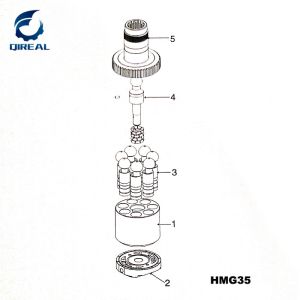 GM38 Hydraulic Travel motor parts for SK200-8 HD1023 Excavator machinery