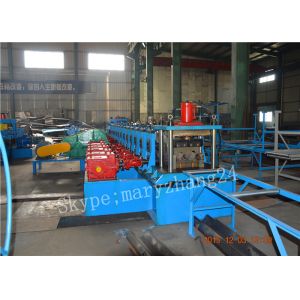 Two Waves Guardrail Roll Making Machinery With PLC Panasonic Control