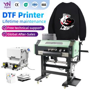 China 45cm Full-Automatic DTF Printer with EPSON i1600-A1 Print Head and CMYK+White Ink for High-Quality Tshirt Printing on sale
