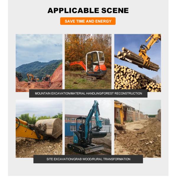 Mini Digger Garden Pelle Family Minibagger Shovel Gulchaggi Farm Small Miniexcavadora Miniescavatore Excavator