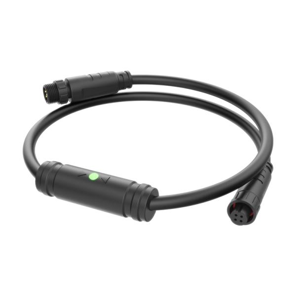 Buy UL94 V-0 Waterproof Electrical Connector with LED Indicator and Operating Temperature -40°C to 105°C at wholesale prices