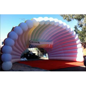 8m Fan-shaped Inflatable Semicircular Tent