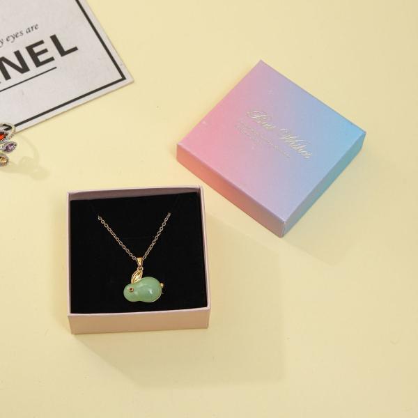 Black Foam Insert Luxury Jewelry Paper Packaging Gift Box