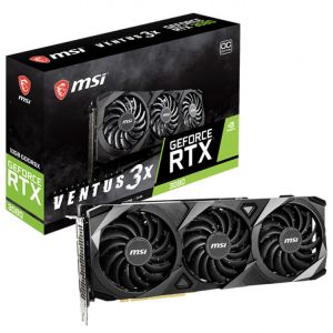 19 Gbps Gaming Graphics Card MSI GeForce RTX 3080 Gaming X TRIO VEN 3X OC 10G