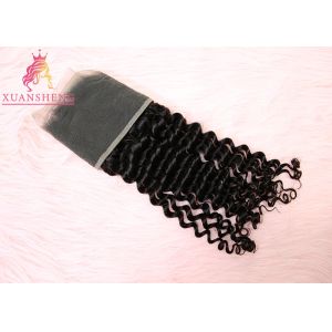 Unprocessed Virgin 13x4 Lace Frontal Malaysian Curly Human Hair No Tangle
