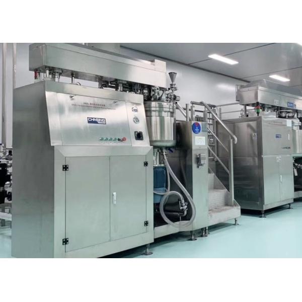Stainless Steel Cosmetic Emulsifier Mixer High Shear 5000L Vacuum Homogenizer