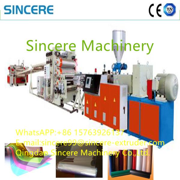 PLC Hips PVC Plastic Sheet Extrusion Machine Production Line