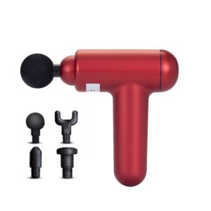 Custom Logo 24W Fascia Massage Gun Electronic Vibration Red