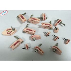 Quality Caged ceramic pulley wire jump preventer QH005 ceramic roller guide for sale