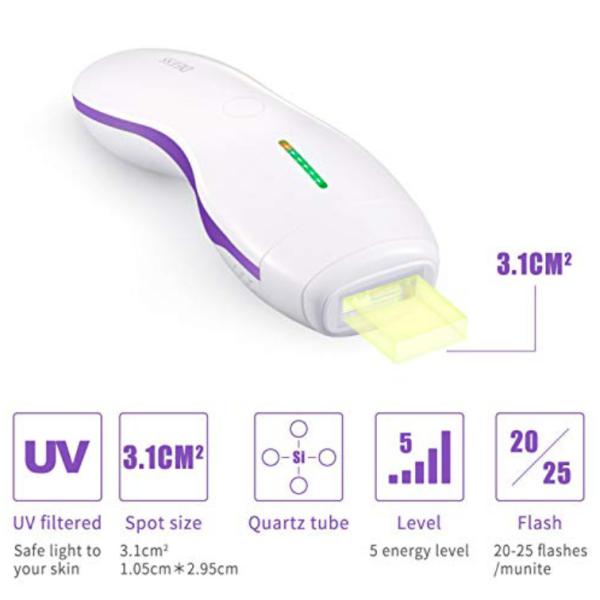 IPL 3 In 1 Pain Free Hair Removal Device , DEESS SR HR Full Body Hair Removal Mahicne