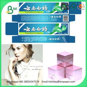 China High glossy 60 gsm cast coated paper with the application of printing on sale