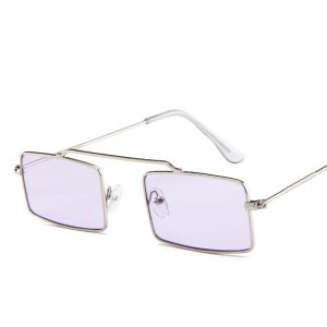European American Transparent Ocean Sunglasses Single Beam Metal Frame