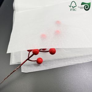 Food Grade Biodegradable Greaseproof Wrapping Paper Coated With Baking Silicone