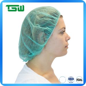 Surgical Single Elastic 10 12 14GSM Non Woven Mob Cap